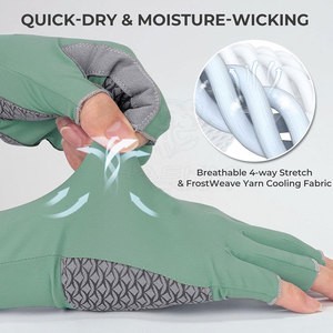 Guantes de Pesca Elásticos y Transpirables con Palma Reforzada, Diseño de Dedos Flexibles y Comodidad Ligera - Product Image 3