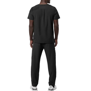 2026 Summer New Fashion Comfort Medical Nurse Scrub <b>Set</b> for Men V-Neck Top Pant Hospital <b>Doctor</b> Uniform Suits - Product Image 5