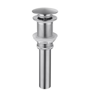 Scarico per Lavabo in Acciaio Inox 304 Senza Troppopieno, Tappo a Scomparsa per Lavabo da Bagno - Product Image 1