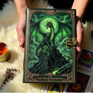 Diario de Cuero Vintage Hecho a Mano con Diseño de Dragón, Libro de Sombras Wiccano, Grimorio, Diario de Escritura, Cuero Genuino, Regalo - Product Image 2