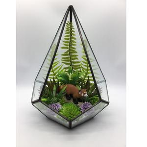 Terrarium en verre et vitrine de présentation en laiton de qualité supérieure, nouveau design pour le rangement de bijoux, vente en gros - Product Image 5