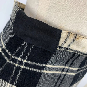 Jupe longue écossaise pour femme, motif tartan des clans Anderson, noir et blanc, 100% laine, sur mesure, vente en gros - Product Image 6
