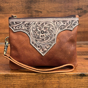 กระเป๋าคลัทช์ข้อมือ100% หนังวัวแท้กระเป๋าซิปยาวจุของได้เยอะออกแบบได้ตามต้องการ - Product Image 2