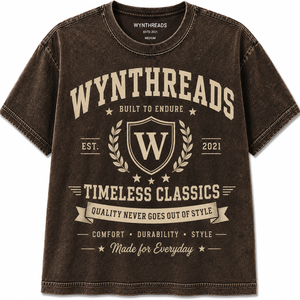 T-shirt tricoté pour homme, délavé à l'acide, 100% coton, col rond côtelé, coupe classique, manches courtes, haute qualité, logo personnalisé, vente en gros - Product Image 4