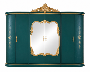 Lit et mobilier de chambre à coucher de style turc classique sculpté, lit en bois massif de style turc royal pour villas et maisons de luxe, fabricant - Product Image 5