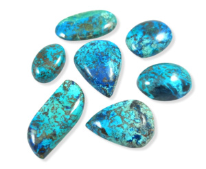 Cabochons de Shattuckite Naturels, Cristaux Semi-Précieux de Guérison en Formes et Tailles Variées, Pierres Précieuses en Vrac, Prix de Gros - Product Image 4