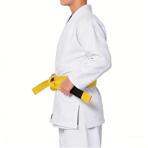 Uniforme de Artes Marciales Personalizado para Niños, 100% Algodón, Taekwondo, Karate, Judo, BJJ, Fabricante de Uniformes para Bebés y Niños Pequeños - Product Image 4
