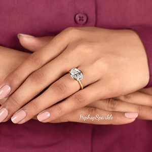 Luxury Gold Oval Cut <b>Ring</b> with Big Oval Center Stone, Open Bezel Setting and Polished Band Fine Jewelry Statement Cocktail <b>Rings</b> - Product Image 3
