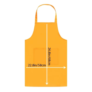 Custom Logo Apron Set 3 Piece Printed Kitchen Aprons Disposable Apron <b>Kit</b> for Cafe Bakery DIY Workshop - Product Image 6
