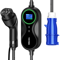 TAYNIU Infinity 7KW 32A Pengisi Daya Mobil Listrik 80V-260V Tipe 2 EV Charger dengan Kabel 5M untuk Semua EV PHEV Pengiriman Dari Brasil