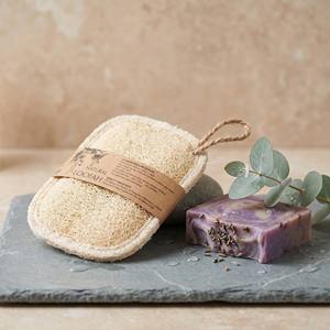 Éponge de cuisine naturelle en loofah, écologique, absorbante, tampon de lavage de vaisselle, chiffon de nettoyage doux pour casseroles et bols - Product Image 2