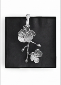 Porte-mouchoirs décoratif artisanal en métal à motif de fleurs de cerisier orientales, pour hôtels et restaurants - Product Image 6