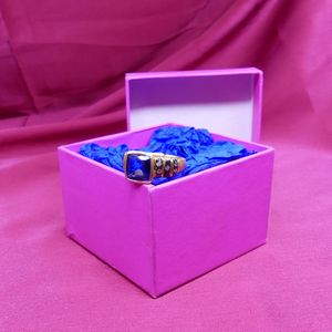 Wedding Wear 925 Sterling Silver Gold Plated Jewelry Ruby Gemstone Women Wear Classic <b>Couple</b> <b>Ring</b> - Product Image 6