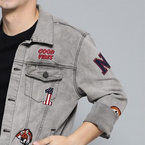 Men's Vintage Blue Jean Jacket <b>Denim</b> <b>Coat</b> Casual Button Front Eco-Friendly Breathable Stylish Design Modern Everyday Fashion - Product Image 6