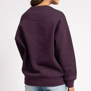 Sweat-shirt décontracté en coton doux à col rond et manches longues, confortable pour tous les jours, haut de mode pour femme, sweat-shirt de sport - Product Image 6