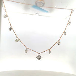 จี้เพชรแท้ทองคำแท้ 18K สีโรสโกลด์ รับรองโดย IGI - Product Image 5