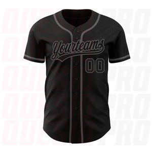 เสื้อเบสบอลเยาวชน/ผู้ใหญ่ ผ้าตาข่ายระบายอากาศ พิมพ์ลายแบบซับลิเมชั่น ซับเหงื่อ ชุดทีม ผลิตตามสั่ง โรงงาน OEM - Product Image 3