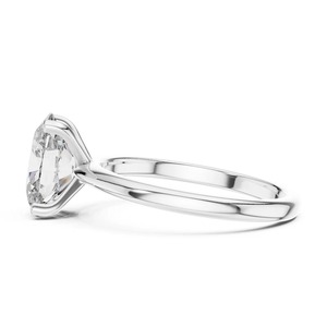 Solitaire Oval Cut Moissanite Diamond Wedding <b>Ring</b> Engagement Proposal <b>Ring</b> Women's <b>Dainty</b> <b>Ring</b> Birthday Gift For Girlfriend - Product Image 4