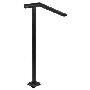 Corrimano per Scale in Ferro Nero da 3 Piedi, Montato a Pavimento, per Interni ed Esterni, per 2-3 Gradini, Dispositivo di Assistenza Robusto - Product Image 3