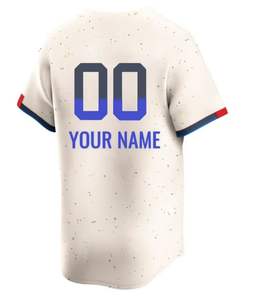 Maillot de baseball personnalisable respirant à boutons sur le devant pour les matchs de ligue, l'entraînement et les supporters, style usage quotidien - Product Image 1