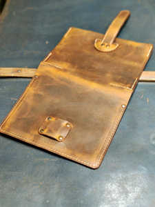 Elegante Funda de Cuero Genuino Resistente y a Prueba de Olores para Cuaderno/Diario Recargable A5, para el Trabajo, LNBC-0136 - Product Image 4