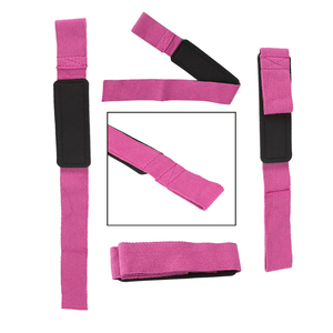 Sangles de musculation réglables 100% coton - Respirantes, légères, antidérapantes, équipement de fitness unisexe - Product Image 4