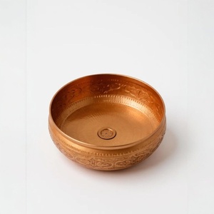 Évier en cuivre anti-fuite, design hygiénique, propriétés antibactériennes, résistant aux germes - Product Image 2