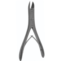 Pince orthopédique à double action Ruskin Liston 18,5 cm en acier inoxydable allemand, instrument médical manuel, forceps à découper les os, CE