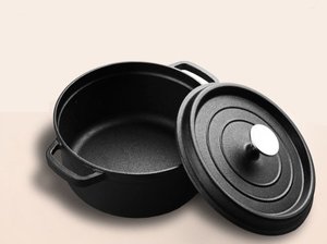 Olla hondora tipo Dutch Oven con cuerpo de hierro fundido de alta resistencia, revestimiento esmaltado premium, tapa de ajuste hermético y asas anchas ergonómicas. - Product Image 6