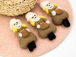 Muñecas Boho de Fieltro y Lana Hechas a Mano, Juguetes Suaves, Set de Regalo para Decoración de Cuarto Infantil, Venta al Por Mayor - Product Image 2