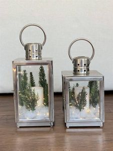 Vintage Farmhouse <b>Candle</b> <b>Lantern</b> Black <b>Lantern</b> Iron Metal Hanging <b>Lantern</b> <b>Candle</b> Holder Indoor <b>Outdoor</b> Christmas Home Decor - Product Image 2