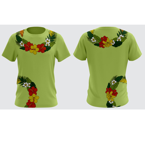 T-shirt polynésien personnalisable à manches courtes en stock, impression par sublimation, tenue décontractée, vente chaude - Product Image 4