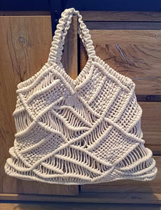 Nueva llegada verano playa bolsos de paja bohemio Crochet Tote hecho a mano mujeres bolso de hombro mar hierba bolso cuadrado - Product Image 2