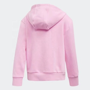 Survêtements personnalisés pour enfants de couleur rose bébé avec poches avant survêtement de style décontracté pour l'extérieur - Product Image 3