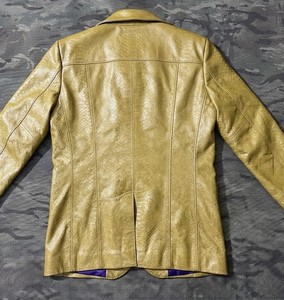 Chaqueta de Cuero Premium de Alta Calidad Champ King para Hombre, Resistente al Viento, Elegante y Moderna para Otoño - Product Image 5