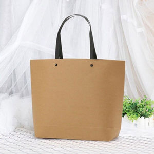 Bolsas de Compra de Papel Kraft Reutilizables de Lujo con Cierre Magnético y Asas, Impresión de Logotipo Personalizado, Bolsas de Embalaje Ecológicas para Regalos - Product Image 4
