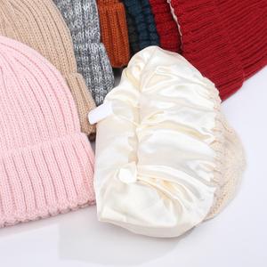 Wholesale Winter Knitted <b>Beanie</b> Custom Logo Acrylic Cuffed <b>Hat</b> for <b>Men</b> Women - Product Image 4