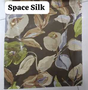 Space Silk Fabric With Premium Floral Work Elegance Design <b>For</b> Designer Sarees Suits Lehengas Wholesale Royal Soft Weave Collect - Product Image 1