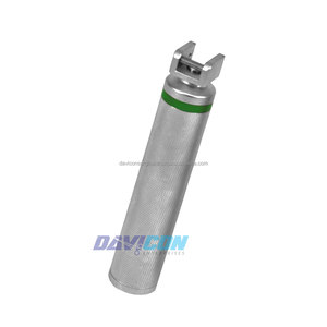 Manivela de Laringoscopio de Acero Inoxidable con Fibra Óptica LED, Manivela Convencional Reutilizable de Davicon Enterprises - Product Image 6