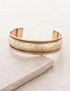 Premium <b>Copper</b> <b>Bracelet</b> Crystal Fashion Accessories Model RR202515013 by RR ENTERPRISES From India for Health Wellness Benefits - Product Image 1