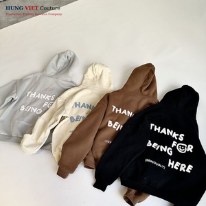 Sudadera con capucha de talla grande personalizada de alta calidad para hombre, sudadera de lana de Otoño de estilo informal con cremallera desteñida al sol con lavado ácido doble Vintage - Product Image 4