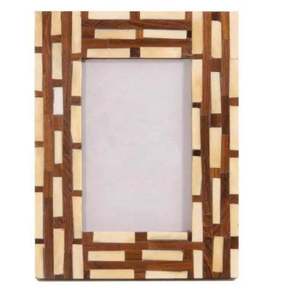 Wooden Photo <b>Frame</b> Solid Wood Chips <b>Large</b> Size Wall Mirror <b>Frame</b> by Axiom Home Accents Hand Crafted Wedding Gift Modern - Product Image 3