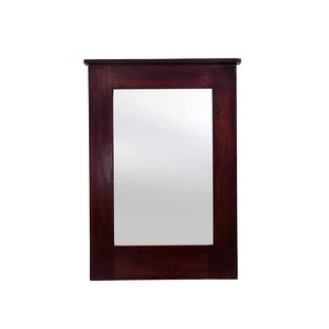 Sheesham Wood Geometric Hexagon Statement <b>Mirror</b> Wholesale | Saharanpur <b>Craft</b> - Product Image 2