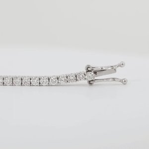 Bracelet chaîne élégant en moissanite, argent sterling 925, bijoux de luxe étincelants pour femmes, cadeau - Product Image 1