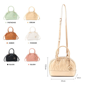 For <b>Quilted</b> PU Leather Fashion Crossbody Bag with Cover Closure and HODY Logo Tag <b>Single</b> Strap for Women - Product Image 6