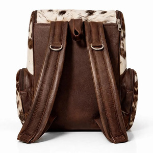 Sacs à dos scolaires en cuir de vachette avec logo personnalisé, vente en gros, fournisseur OEM, qualité export premium, sacs pour étudiants, livraison mondiale - Product Image 3