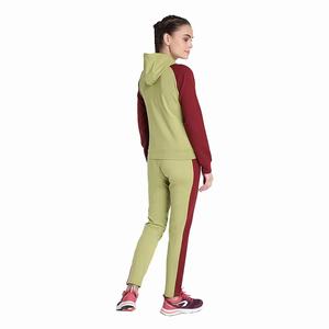 Conjunto Deportivo para Mujer, Diseño Patch, Corte Regular, Ligero, Poliéster/Felpa, Estilo Urbano, Transpirable, Sudadera con Capucha y Cordón Ajustable, Pantalones - Product Image 3