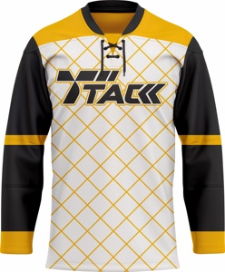Camiseta de hockey sobre hielo de poliéster 100% de alta calidad personalizada camiseta de sublimación con servicio OEM para jugadores de hockey - Product Image 2