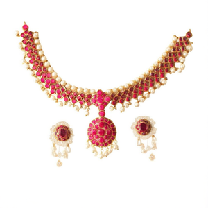 Ruby Kemp Dance Choker Fashion Jewelry Set - Product Image 2