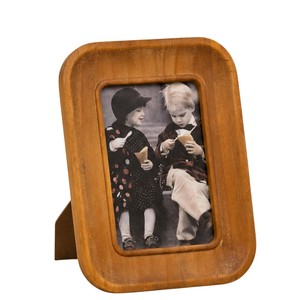 <b>Vintage</b> Solid Wood Photo <b>Frame</b> with Elegant Beaded Border High Quality Tabletop and Wall Mount Art <b>Picture</b> <b>Frame</b> Bulk Price - Product Image 3